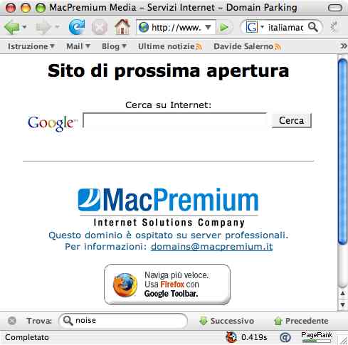 Italimac: sito di prossima apertura Italimac: sito di prossima apertura