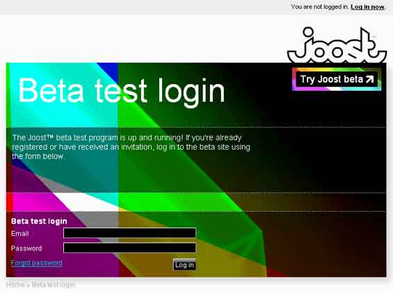 Screenshot 1 Joost Screenshot 1 Joost